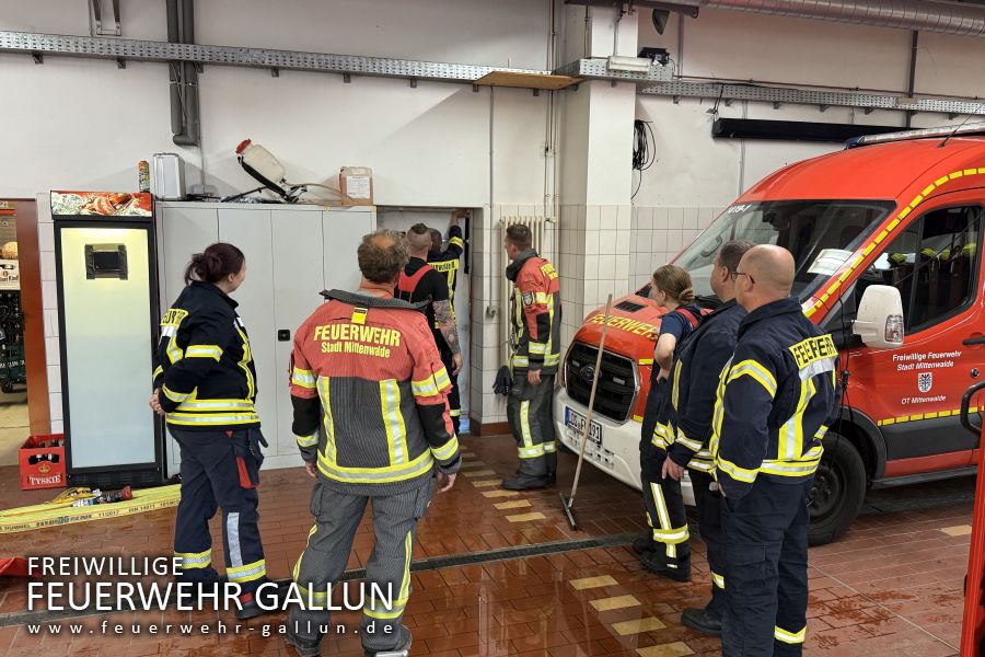 Ausbildung mit der Feuerwehr Mittenwalde